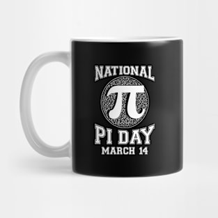 National Pi Day March 14th Math print Mug